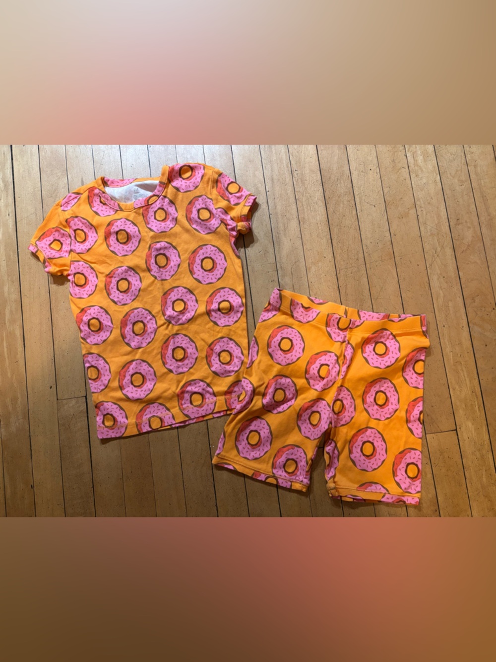 GAP Kids Organic Cotton Donut Pajamas Short Set